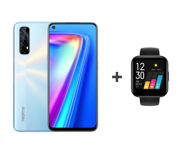 realme 7 6+64GB Mist White 90Hz + realme Watch - 652226 - zdjęcie